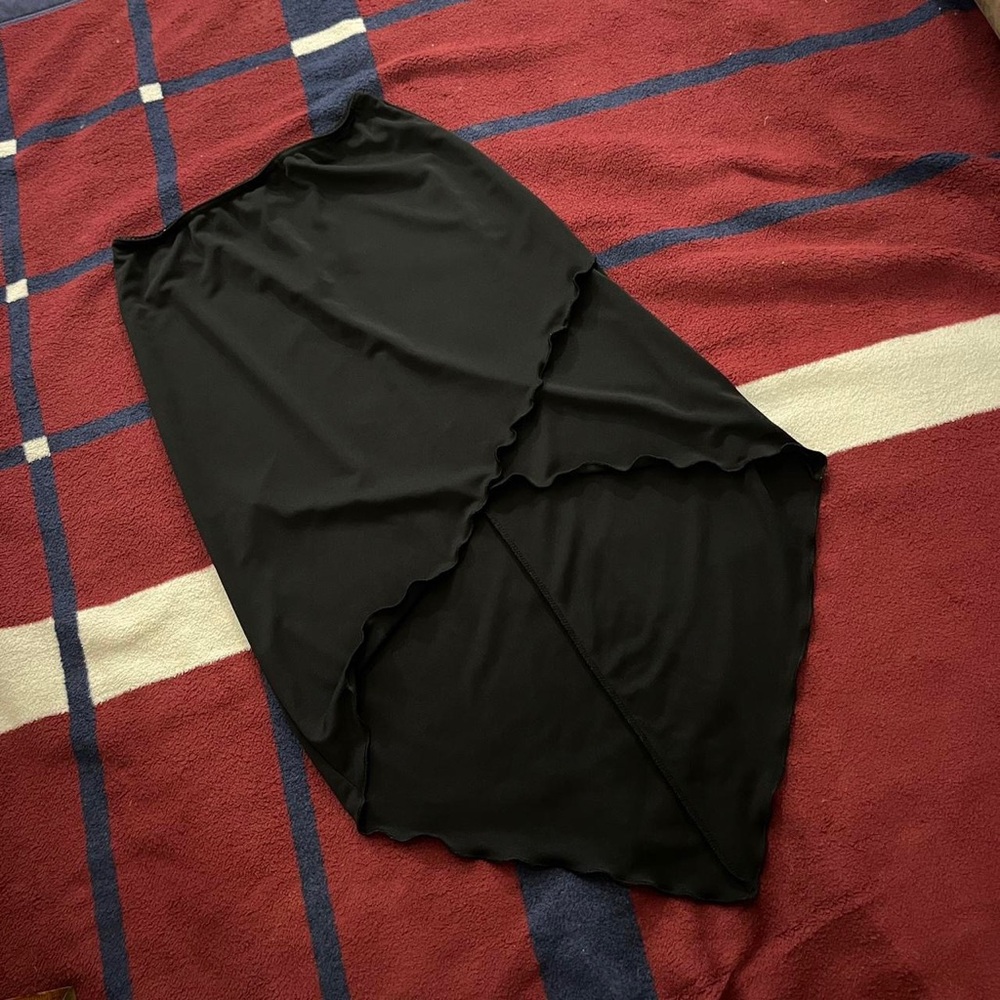 Vtg Younity Y2K 90s Black Asymmetrical Handkerchief Hem Skirt
Women’s M medium